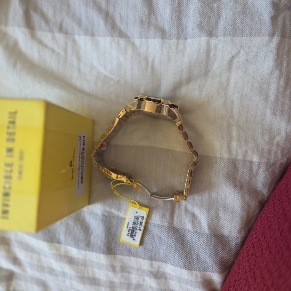 Invicta Gold Stainless Steel Watch